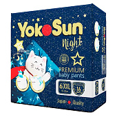Ночные подгузники трусики YokoSun Premium размер XХL 15-23 кг 16 штук Yokosun 1